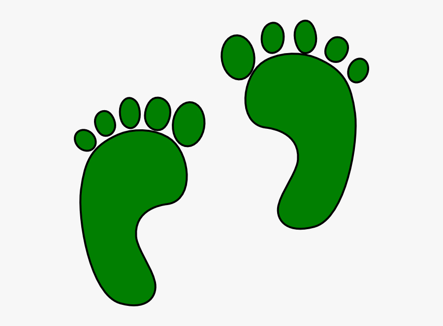 Footprints Clip Art At Clker - Clipart Footsteps Png, Transparent Clipart