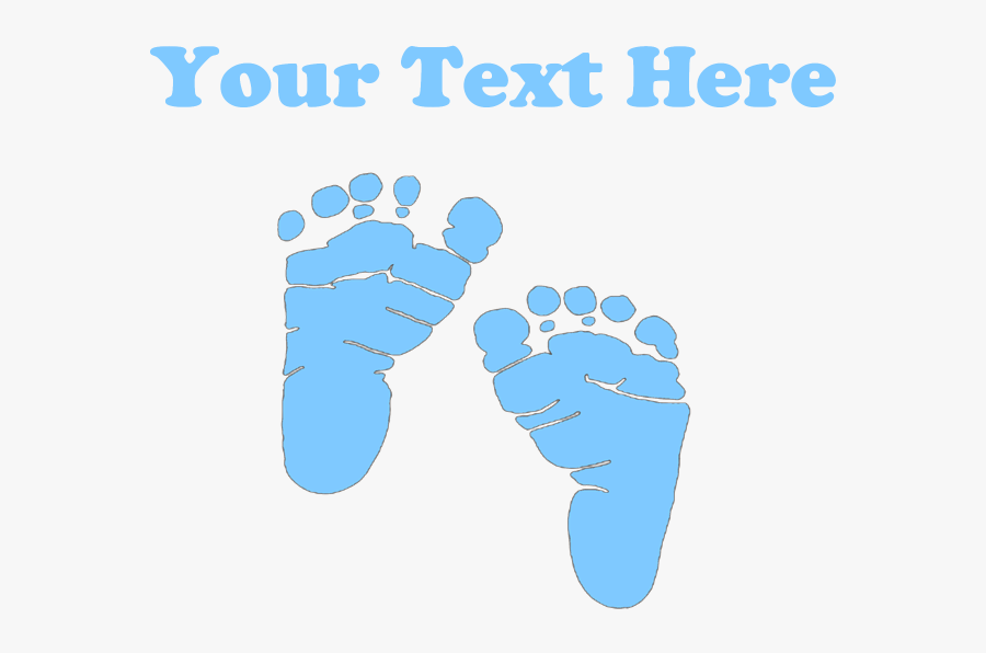 Transparent Baby Foot Clipart - Baby On Board Car Decals, Transparent Clipart