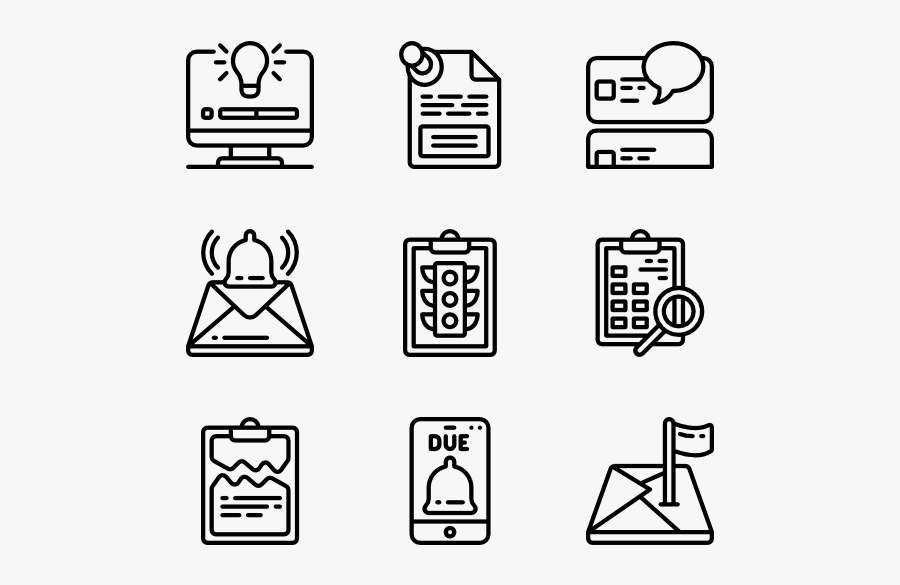 Actions And Reminders - Algorithm Icon, Transparent Clipart