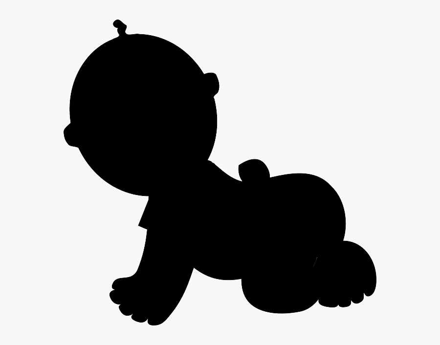 Clipart Child Foot - Baby Clipart Silhouette, Transparent Clipart