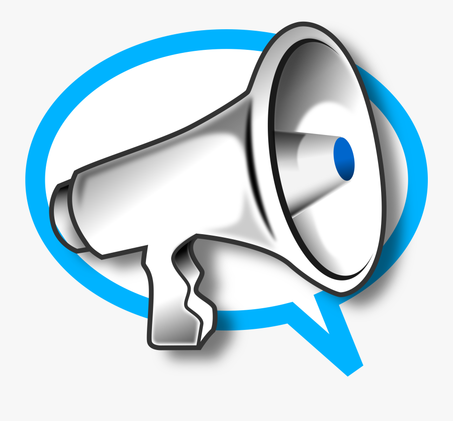 Megaphone Clip Art, Transparent Clipart