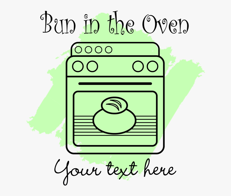 Bun In The Oven Greeting Cards (pk Of 20) Clipart (700x700), - Oven, Transparent Clipart