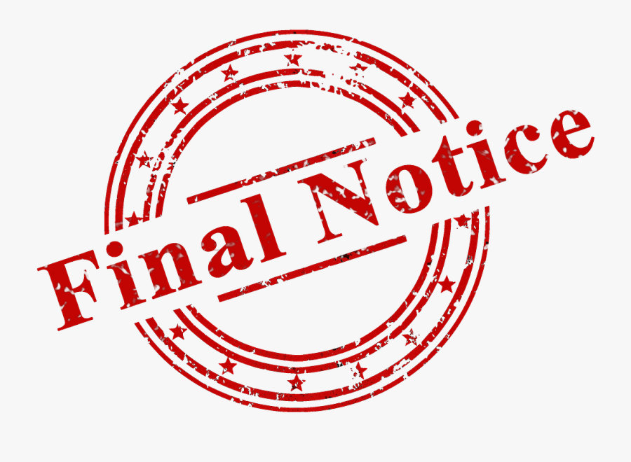 Stamp, Note, Memory, Reminders, Reminder - Final Warning Png, Transparent Clipart