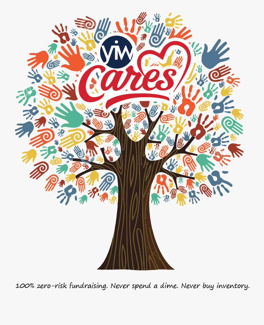 Your Image Works, Inc - Hands Tree, Transparent Clipart