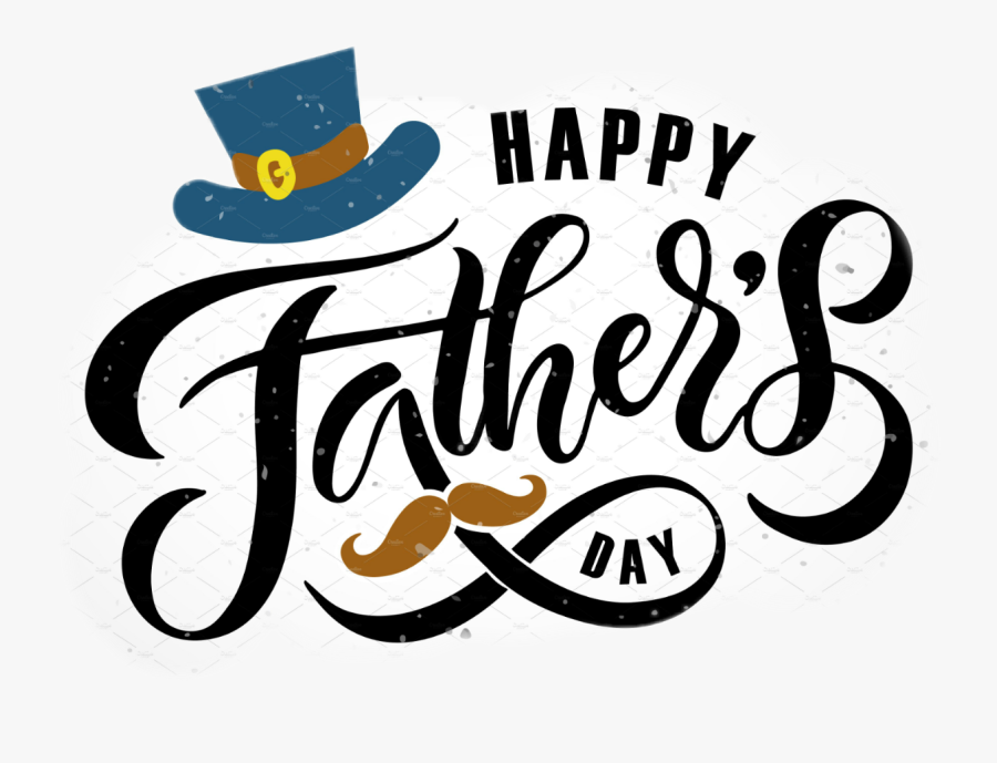 Happy Fathers Day Typography Clipart , Png Download - Cute Happy Fathers Day, Transparent Clipart