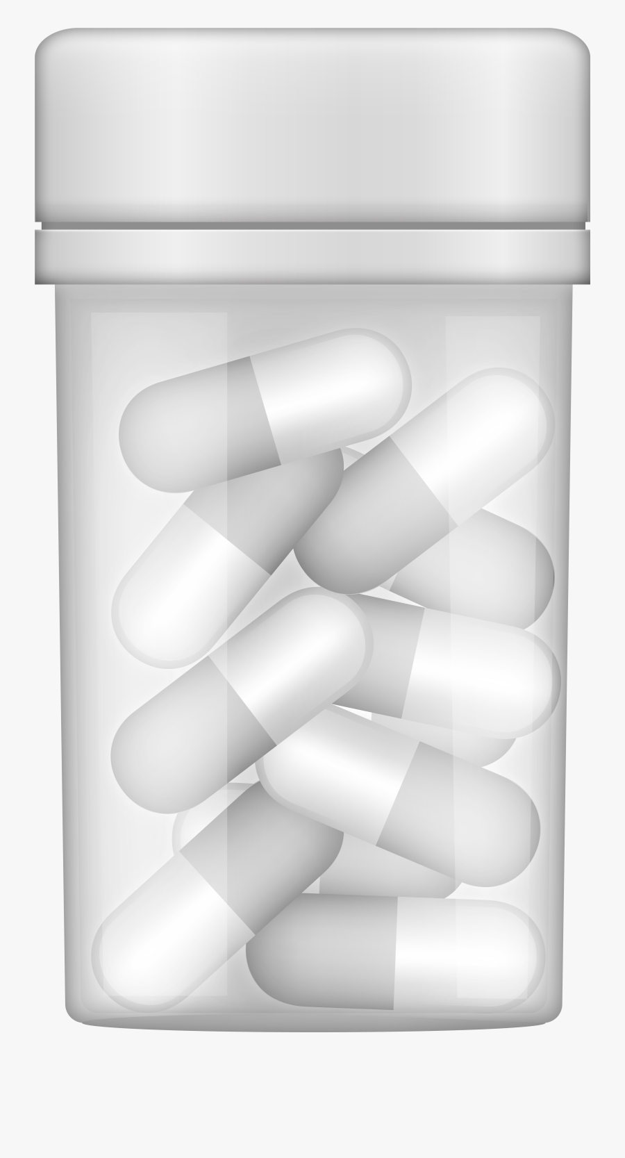Bottle Of Pills Png Clip Art - Bottle Pills Png, Transparent Clipart