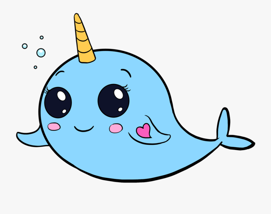 Collection Of Free Narwhal Drawing Easy Draw Download - Cute Easy To Draw, Transparent Clipart