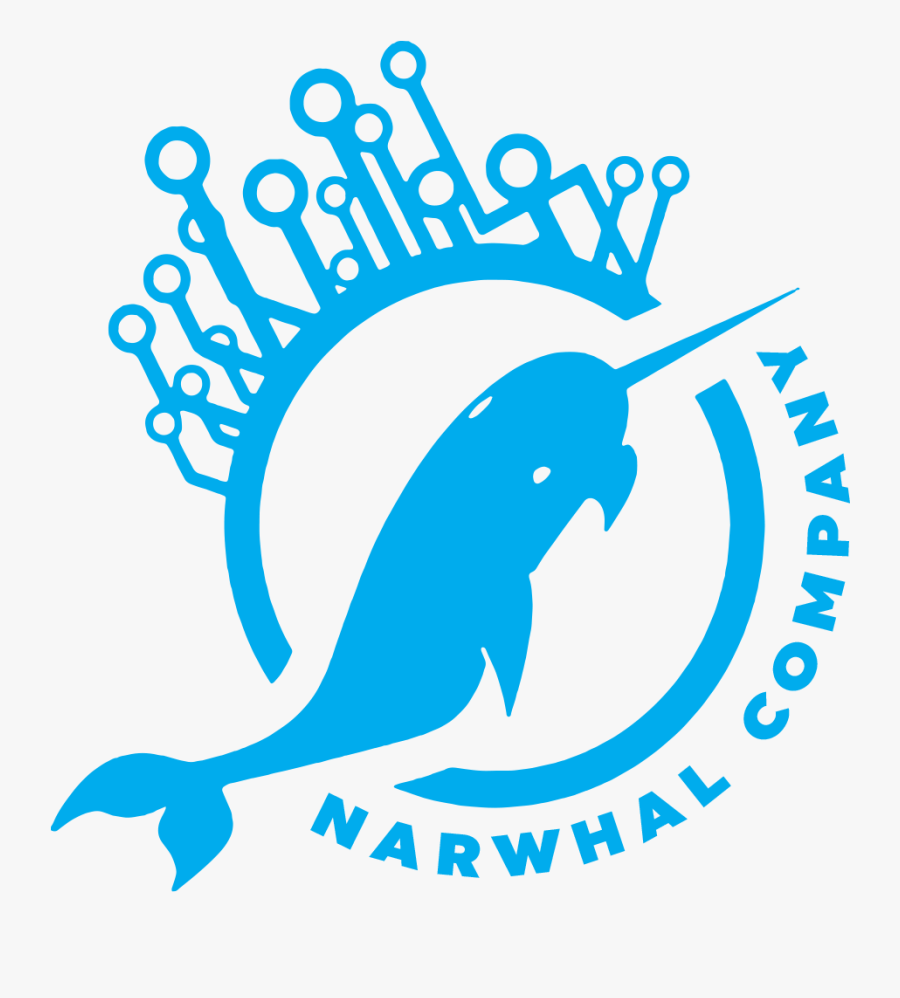 Narwhal Clipart Easy - Illustration, Transparent Clipart