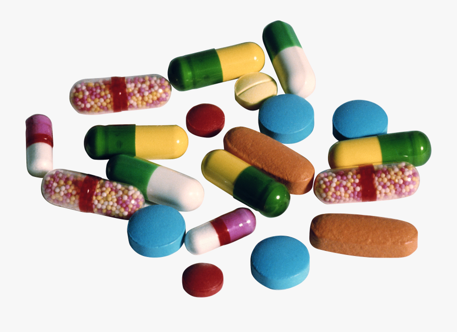 Transparent Spilled Pills Clipart - Transparent Background Pills Png, Transparent Clipart