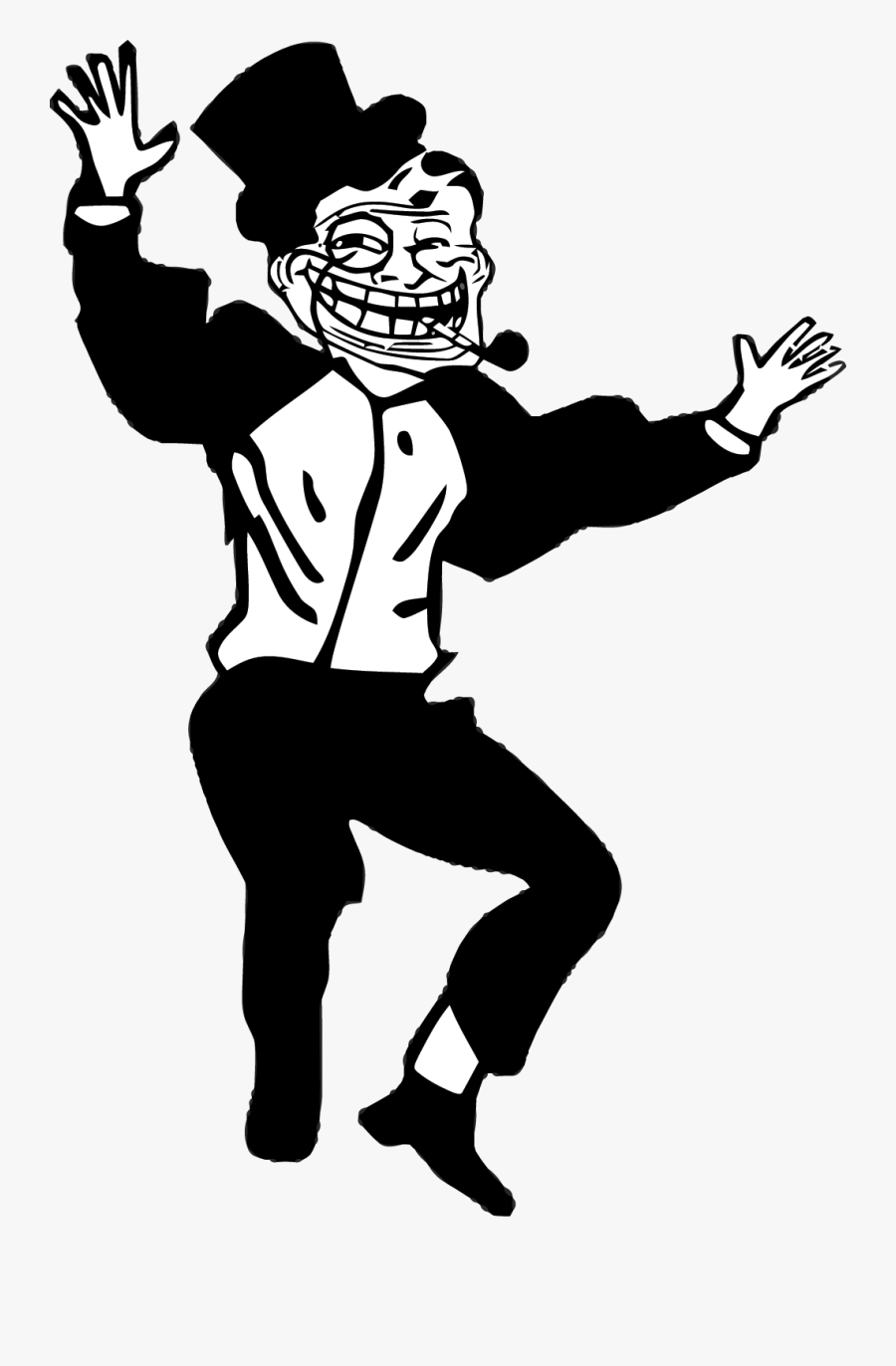 Troll Dad Dance, Transparent Clipart