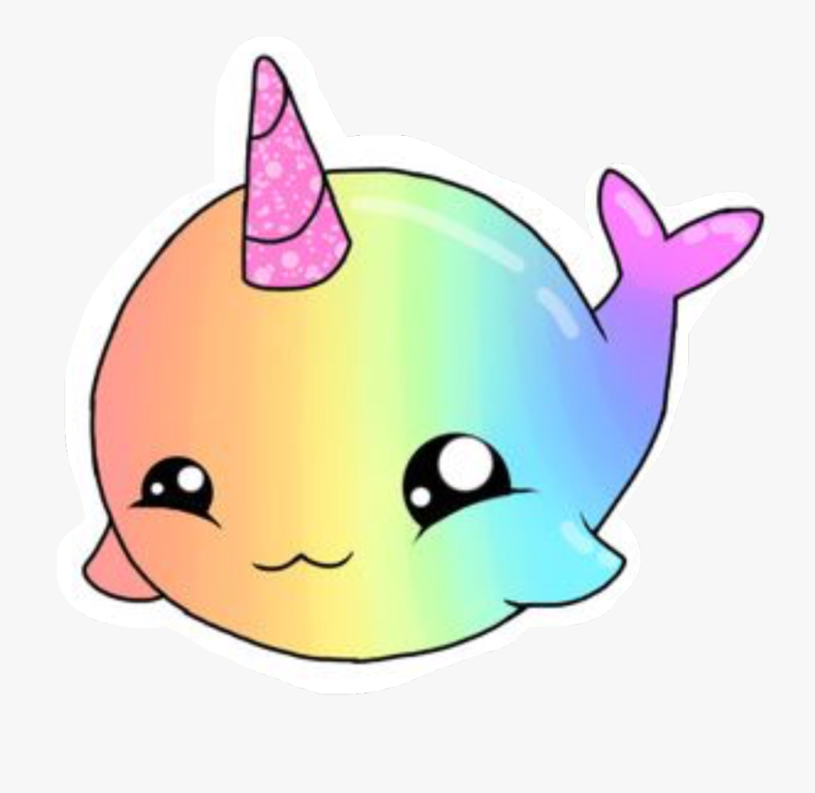 #unicorn #narwhal #narwal #freetoedit, Transparent Clipart