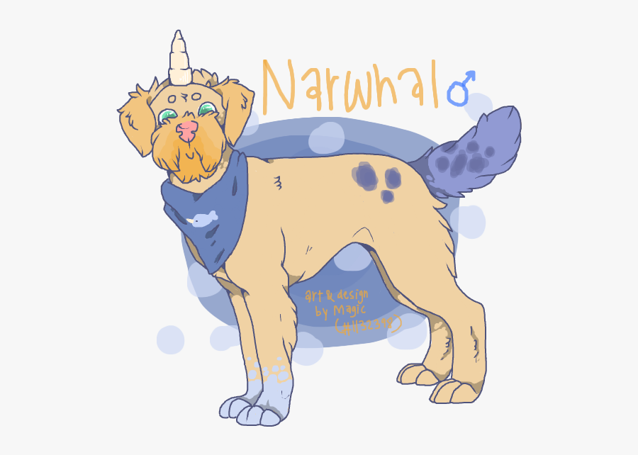 Narwhal Clipart Llama - Dog Catches Something, Transparent Clipart