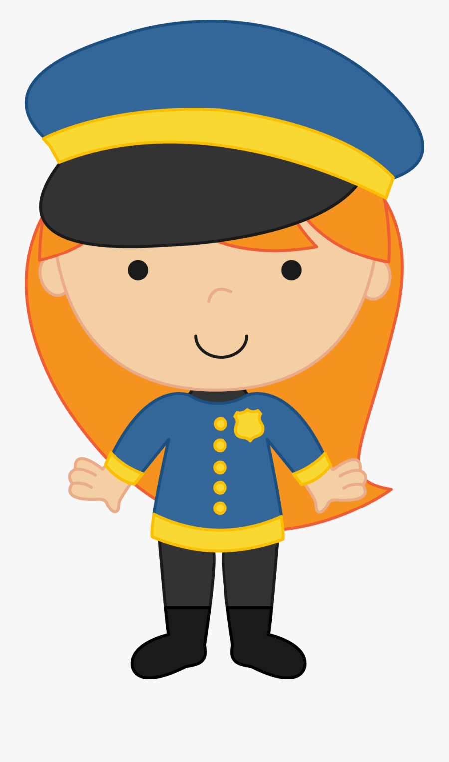 Clip Art Police Man, Transparent Clipart