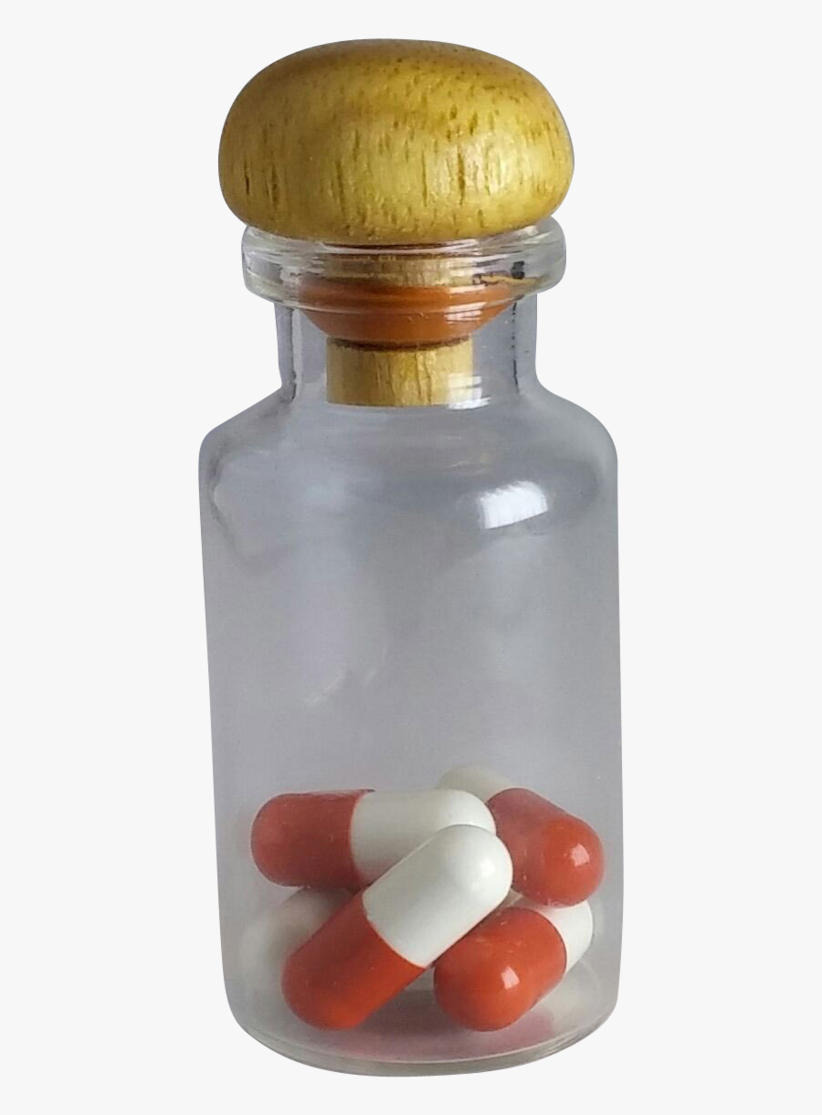 Pills In A Bottle Png Image - Bottle Transparent Medicine Png, Transparent Clipart