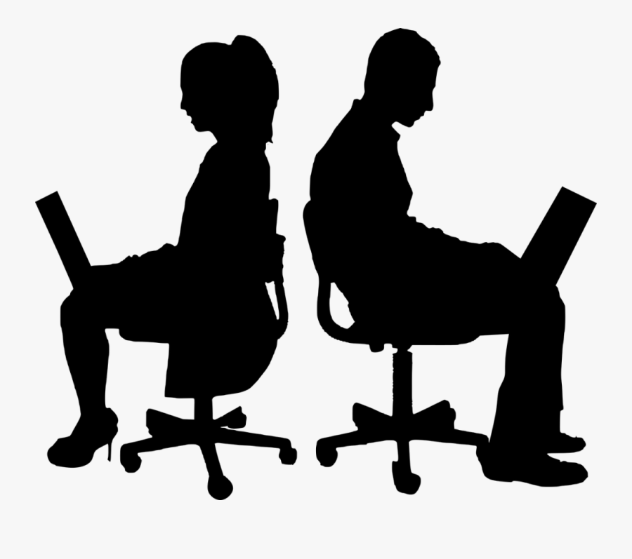 Silhouette Teamwork Business - People Studying Black Png, Transparent Clipart