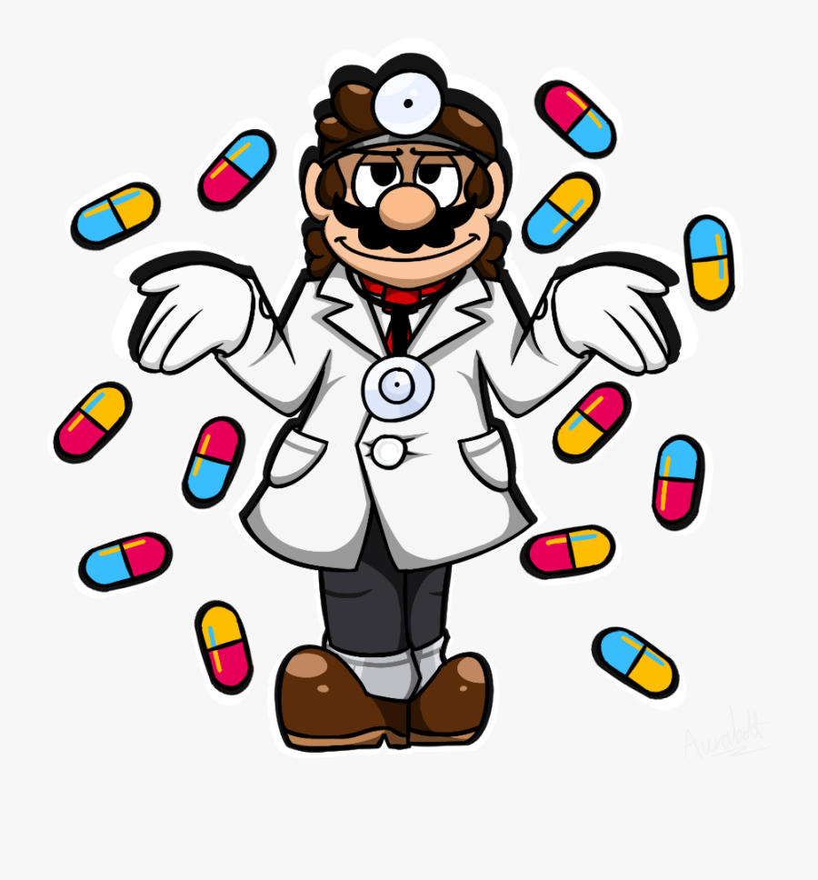 Svg Black And White Download Dr Mario S Got A Pill - Dr Mario Clip Art, Transparent Clipart