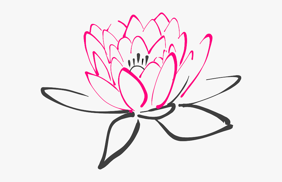Water Lily Clipart At Getdrawings - Clipart Purple Lotus Flower, Transparent Clipart