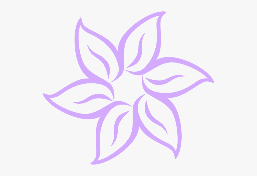 28 Collection Of Lily Flower Clipart - Simple Flower Clipart Black And White, Transparent Clipart