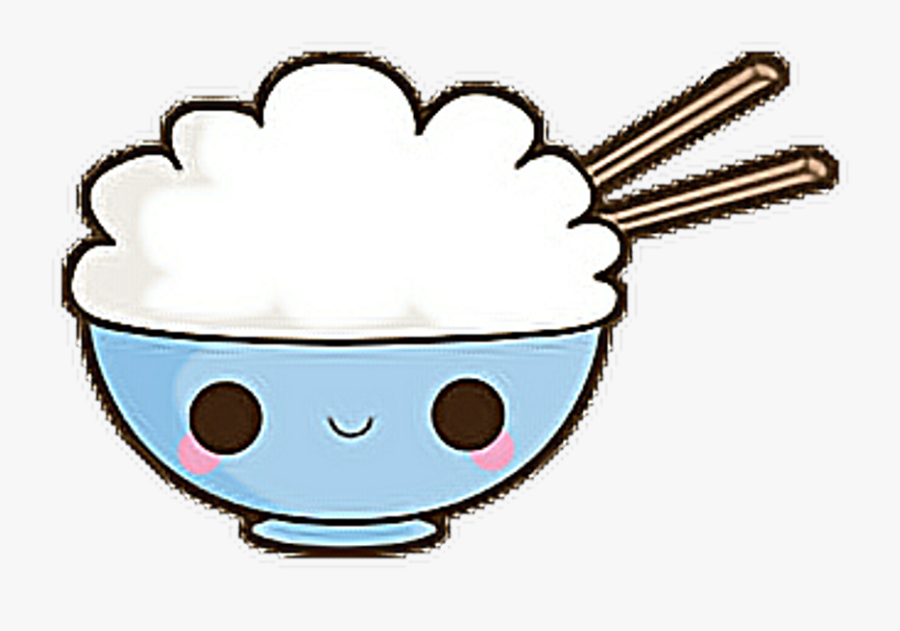 Kawaii Cute Bowlfreetoedit Ⓒ - Arroz Kawaii, Transparent Clipart