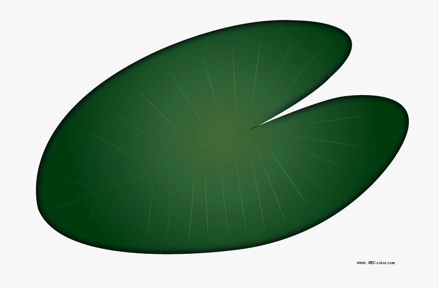 Leaf Clipart Lily Pad - Как Нарисовать Лист Кувшинки, Transparent Clipart