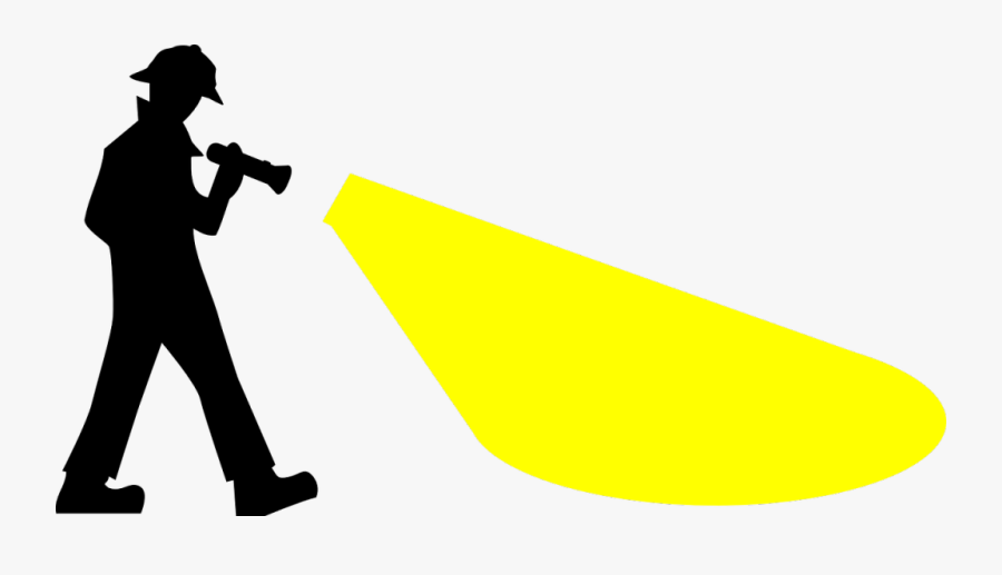 Detective Silhouette, Transparent Clipart