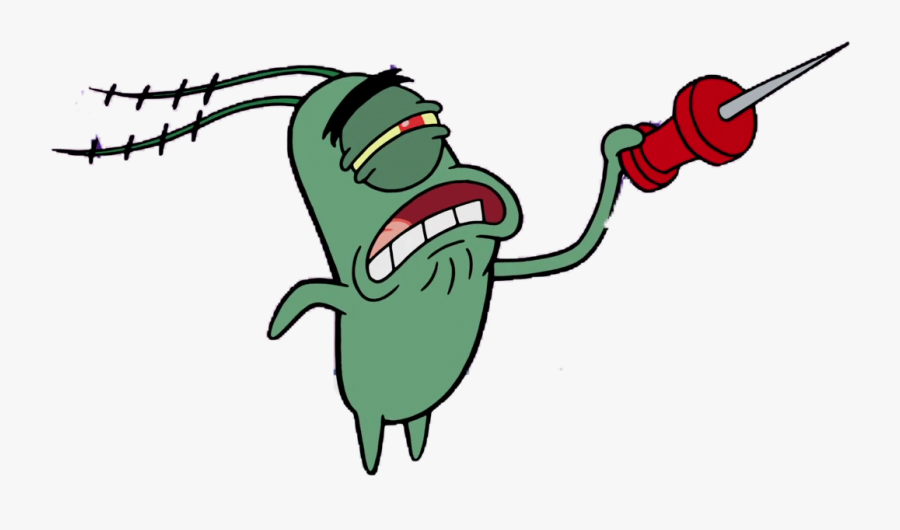Plankton Spongebob Freetoedit - Transparent Background Plankton Png, Transparent Clipart