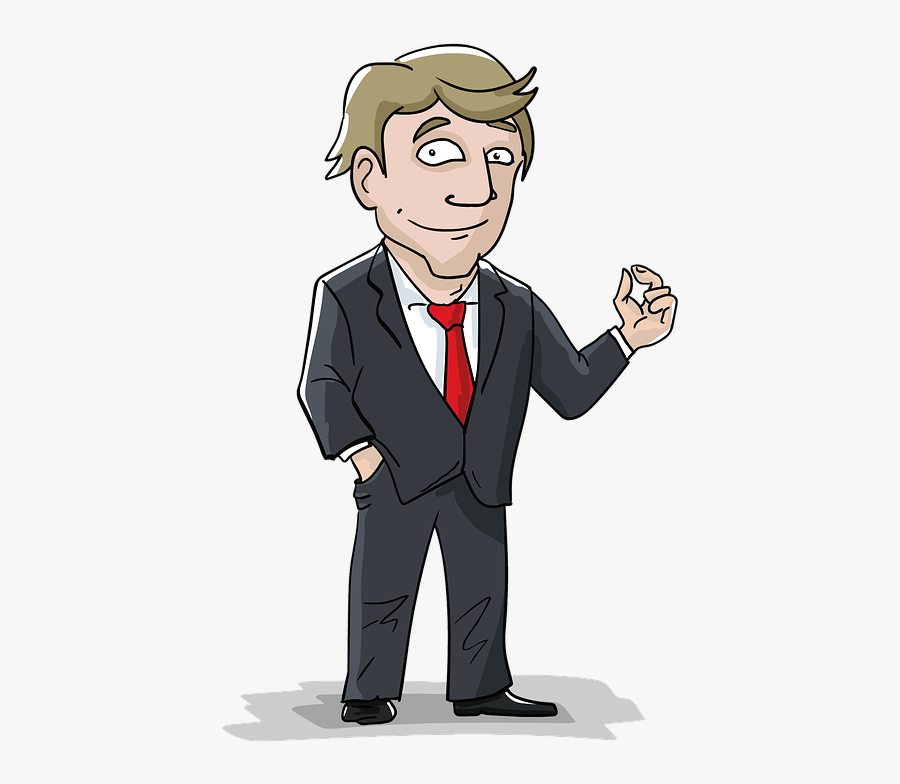 Cartoon Pictures Of Man 11, Buy Clip Art - คน ใส่ สูท การ์ตูน, Transparent Clipart