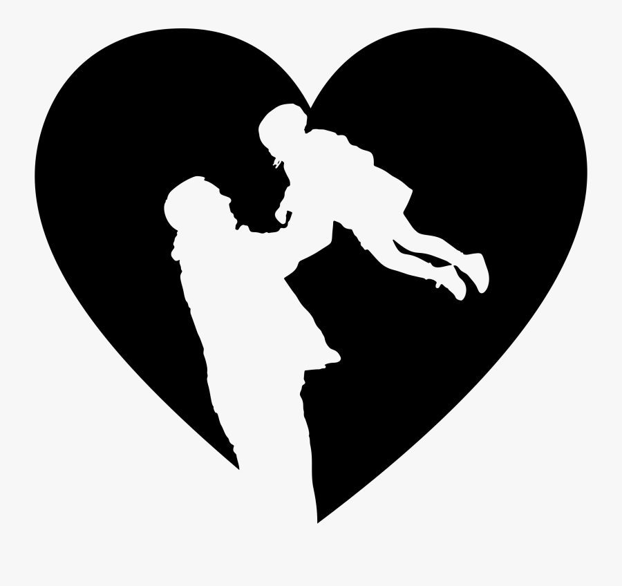 Transparent Dad Clip Art - Father And Daughter Logo, Transparent Clipart