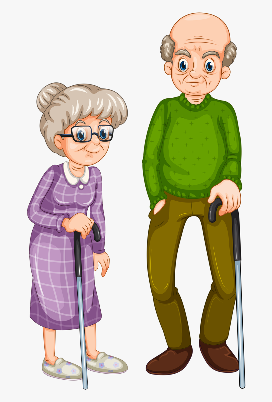 Png Etsy Shopping - Grandmother And Grandfather Clipart, Transparent Clipart