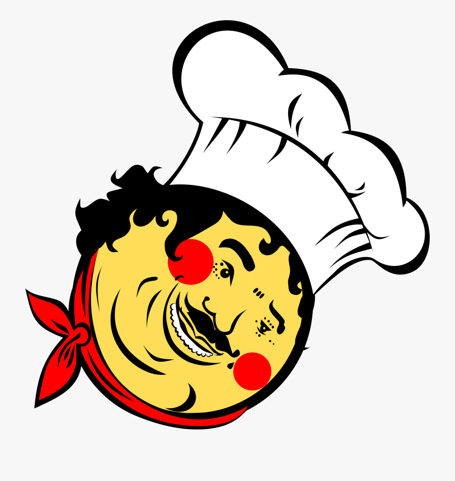 Head,flower,art - Chef Face Cartoon Png, Transparent Clipart