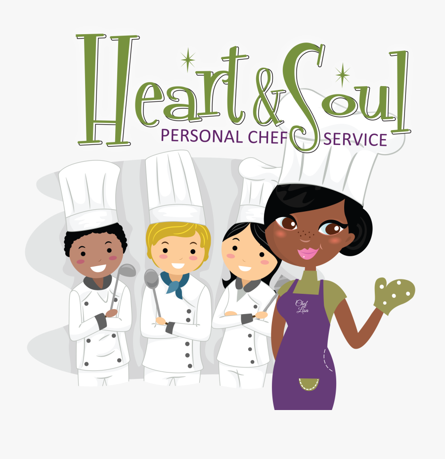 Feast Clipart Company Dinner - Cartoon Personal Chef, Transparent Clipart
