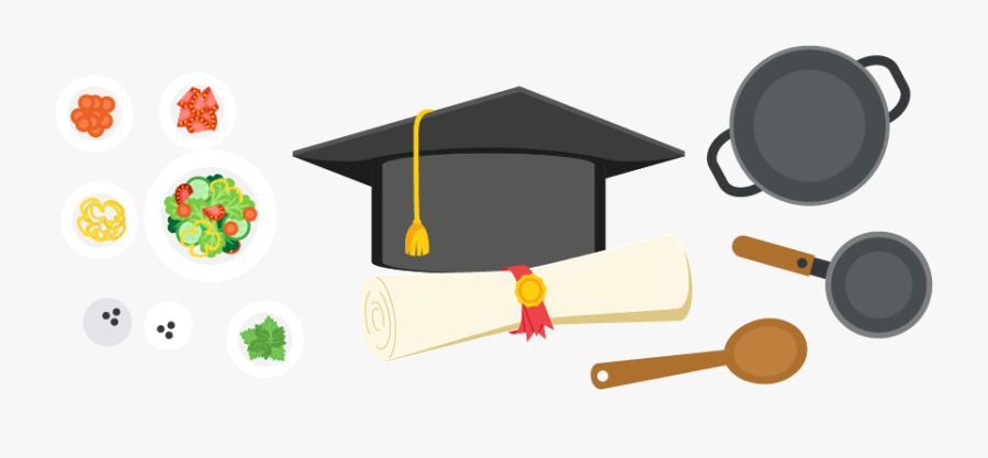 Cooking Clipart Hotel Chef - Graduation, Transparent Clipart