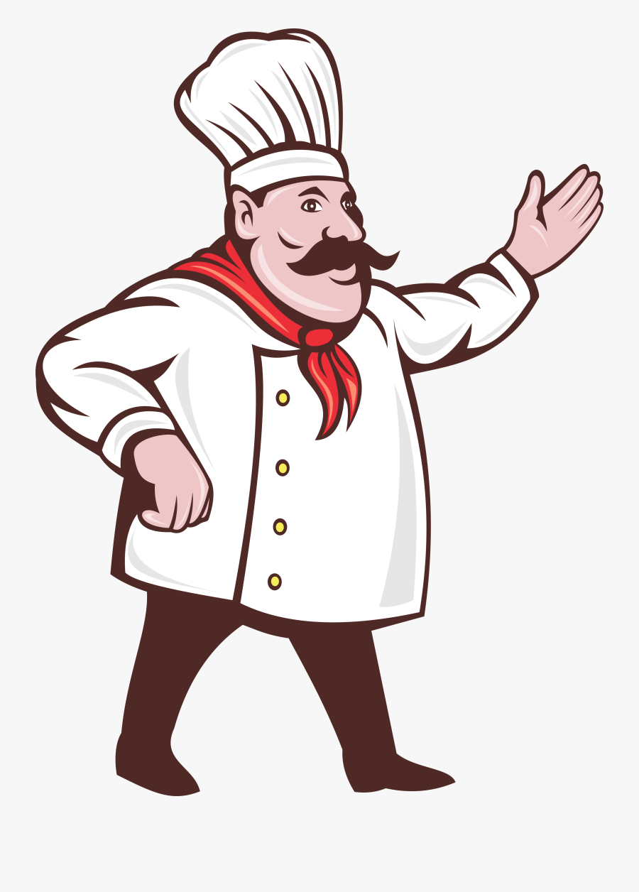 Chef Cartoon Clip Art Pan Transprent Png - Cartoon Chef Png Logo, Transparent Clipart