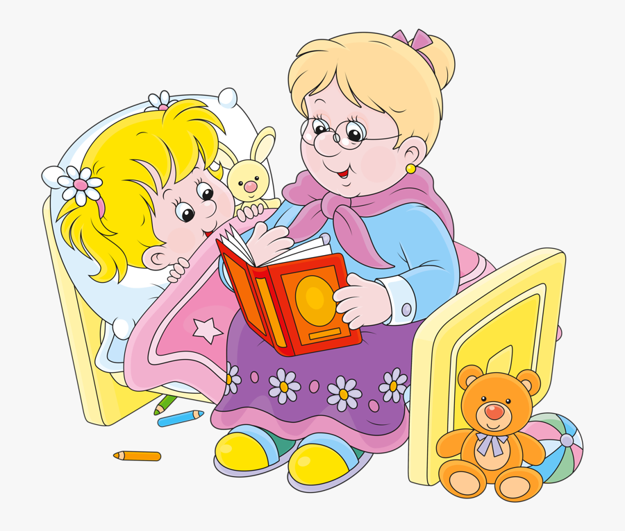 Family Clipart Grandchild - Картинки Бабушка И Внук, Transparent Clipart