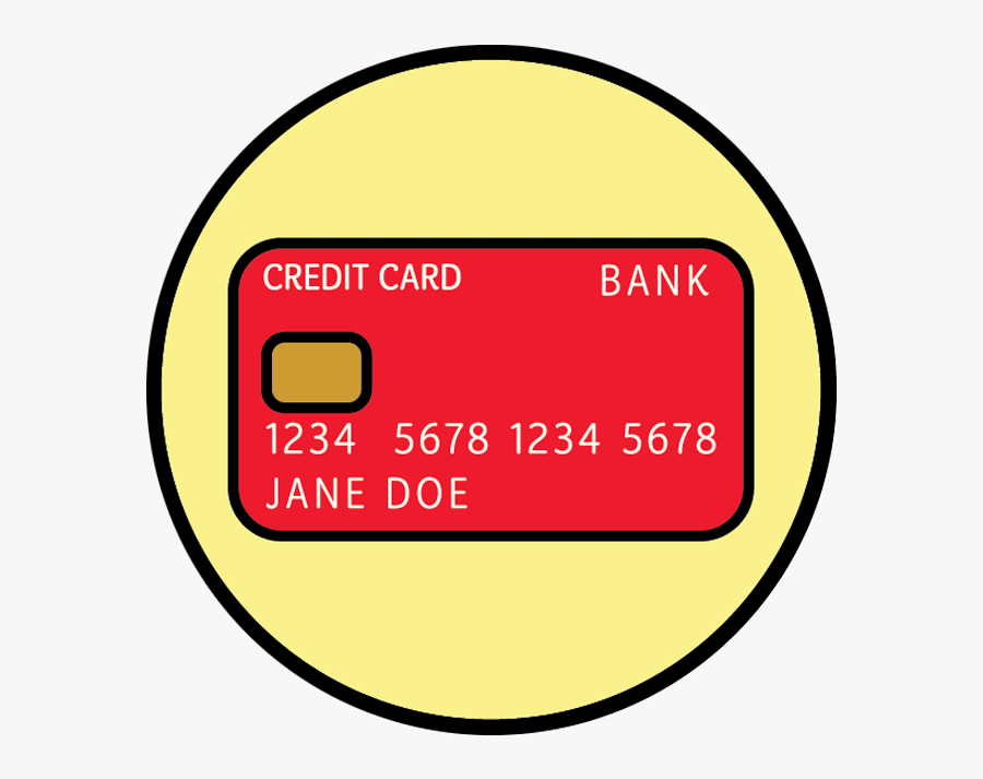 Jane Doe Credit Card - Circle, Transparent Clipart