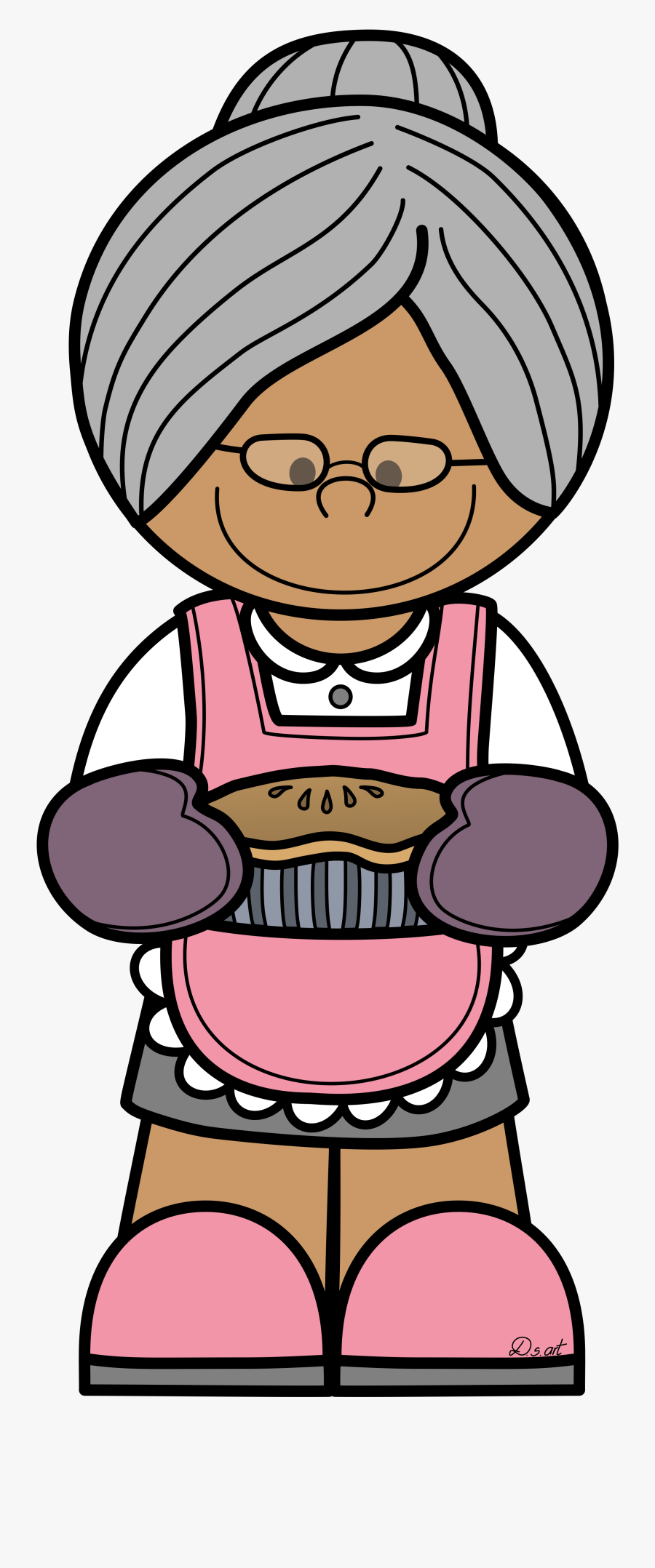 Clip Art Abuela Clipart - Melonheadz Abuela, Transparent Clipart