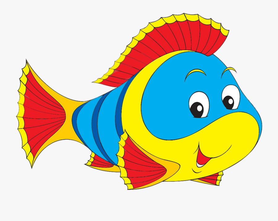 Fish Cook Clipart - Pececito De Colores Animado, Transparent Clipart