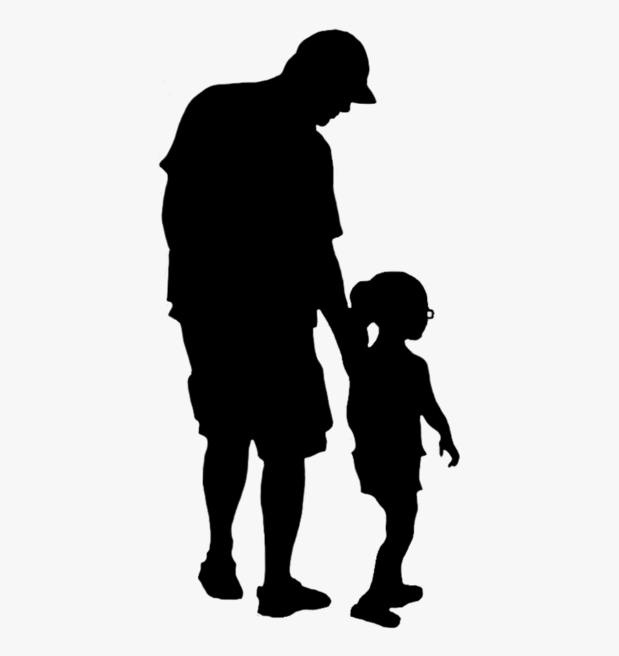 Baseball Dad Clipart - Walking People Silhouette Png, Transparent Clipart