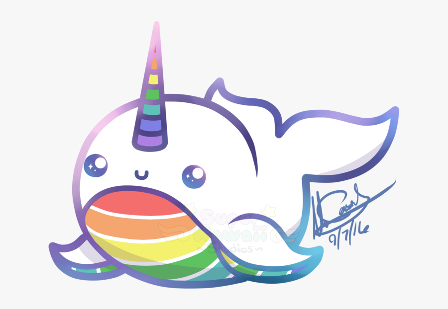Cute Narwhal Transparent Background, Transparent Clipart