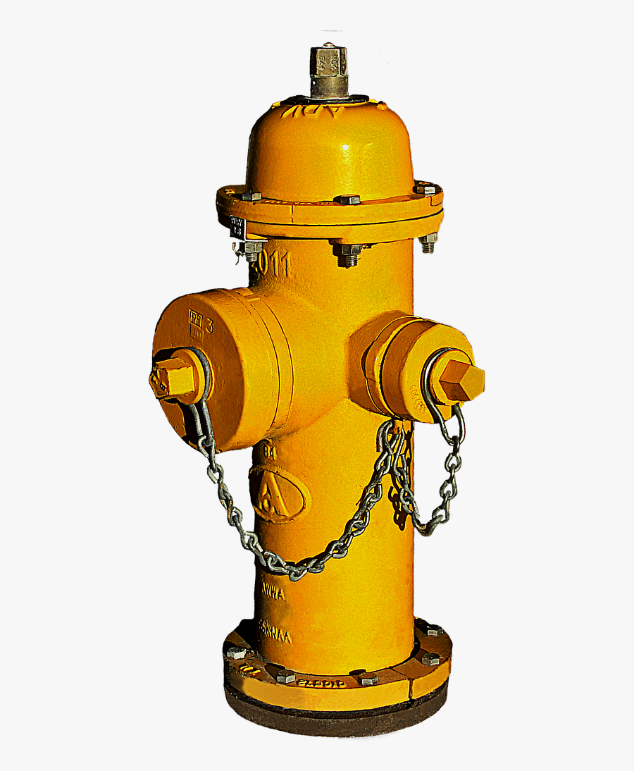Transparent Fire Hydrant Clipart Free - Yellow Fire Hydrant Png, Transparent Clipart