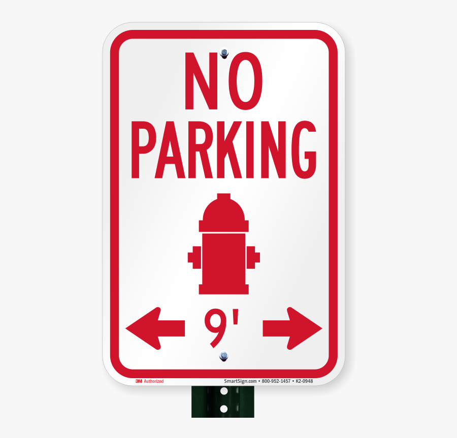 Fire Hydrant Signs Regulations - Parking Signs, Transparent Clipart