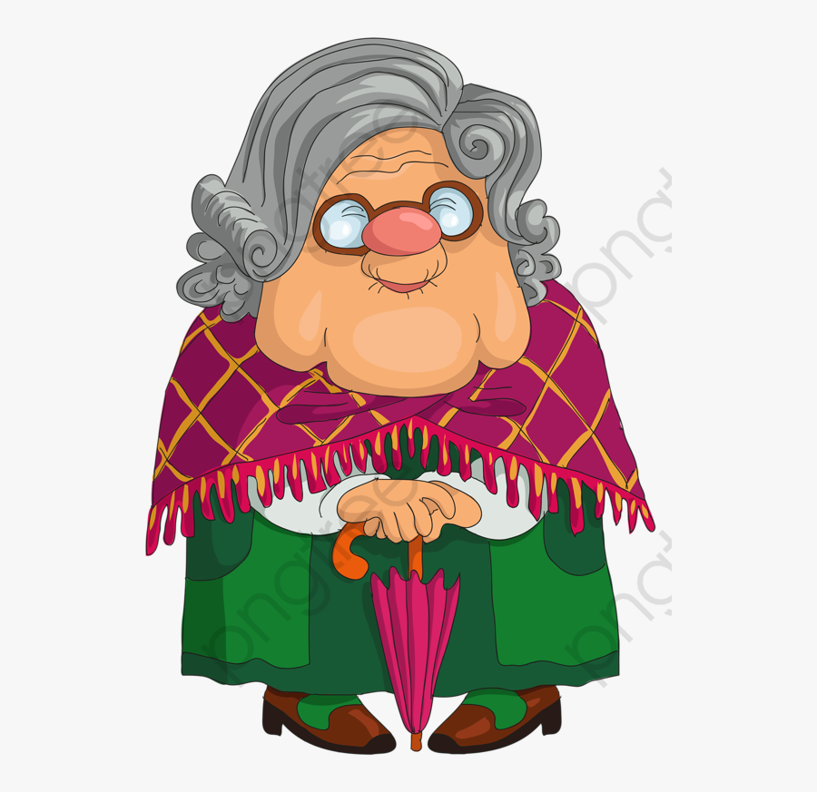 Kindly Grandmother The Aged - Grandmother Clipart Png, Transparent Clipart