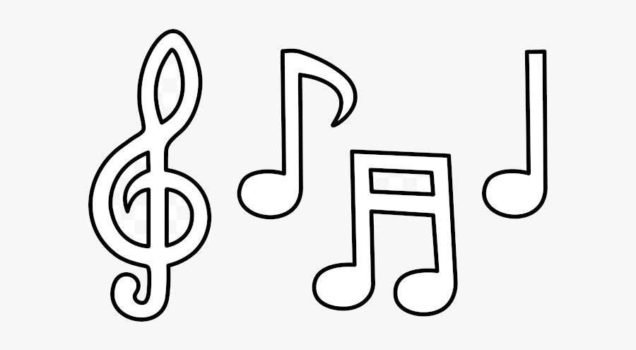 Note X Music Clip Art Fire Hydrant Clipart Black And - Music Notes Colouring Pages, Transparent Clipart