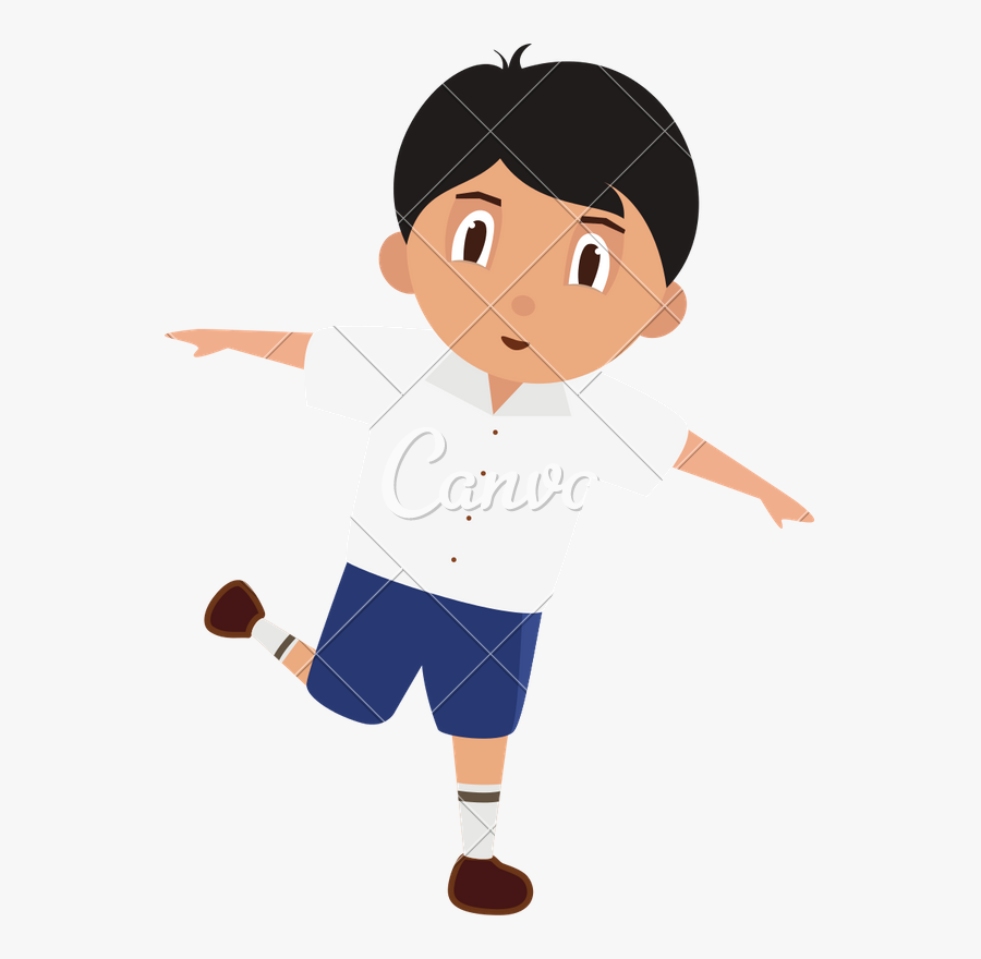 School Clipart Uniform - Cute School Kid In Uniform Clipart, Transparent Clipart