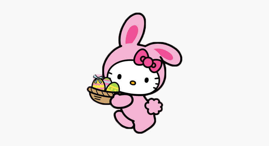 Hellokitty Png Packs - Hello Kitty Easter Gif, Transparent Clipart