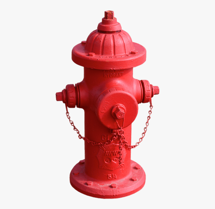 Red Fire Hydrant - Transparent Red Fire Hydrant, Transparent Clipart