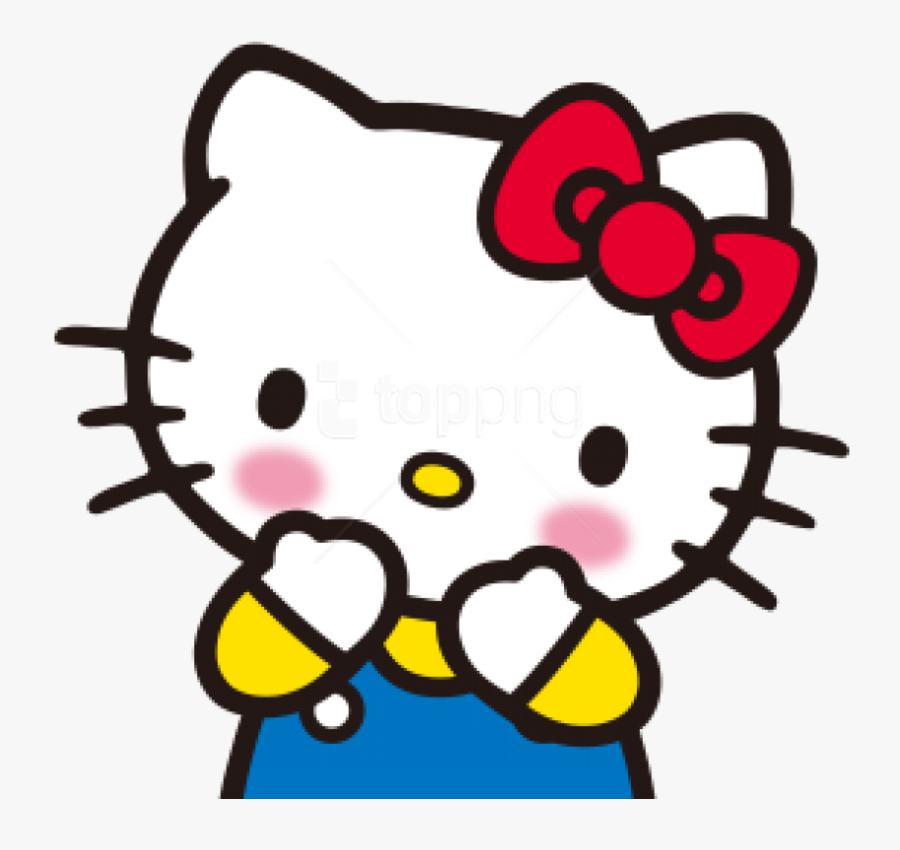 Hello Kitty Face Png - Sanrio Hello Kitty Png, Transparent Clipart