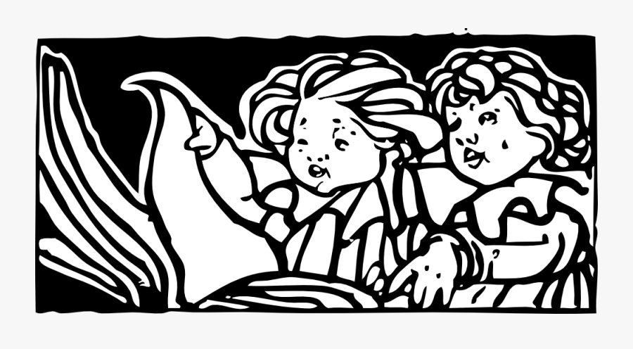 Children Reading - Children Reading Clip Art, Transparent Clipart