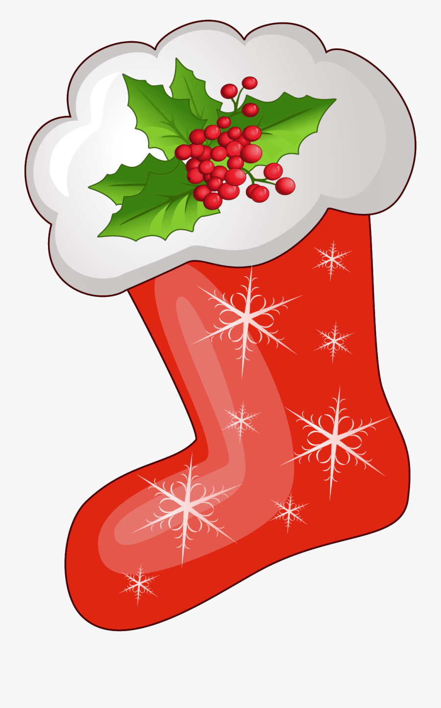 Merry Christmas Stocking Clip Art, Transparent Clipart