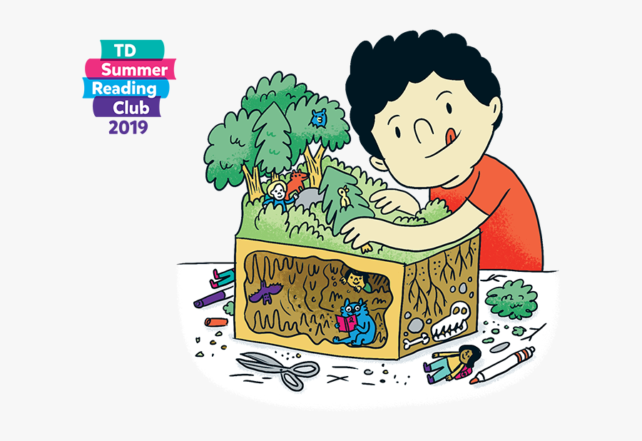 Colourful Summer Reading Club Graphic Of Children And - Club De Lecture Td 2019, Transparent Clipart